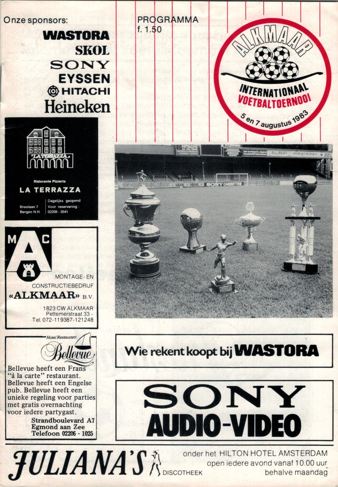 AZ Programma 7-aug-1983 AZ-Volendam